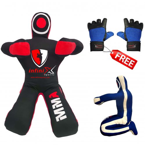 INFINIX MMA Grappling Dummy Black/Red Unfilled